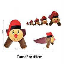 Cargar imagen en el visor de la galería, Caga Tió de Peluche Tronco para Navidad Reglo de Niños Infrantil, Tio de Nadal Cataluña Navideña Catalán