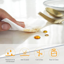 Cargar imagen en el visor de la galería, Hule Mantel Transparente Comedor Y Cocina Pvc Protector cubierta de escritorio o mesa