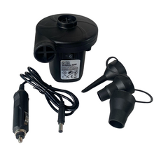 Cargar imagen en el visor de la galería, Hinchador eléctrico con 3 Adaptadores, Inflador Bomba de Aire eléctrica, 600 litros/minuto, Funcion inflar y desinflar para Colchones, Flotadores, Piscinas...