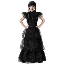 Cargar imagen en el visor de la galería, Disfraz Vestido Gotico Niña Terror Infantil Para Fiesta Holloween Carnaval Teatro