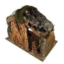 Cargar imagen en el visor de la galería, Cueva de Corcho Navideño Para Decoracion Navidad de Belén Nacemiento