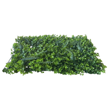 Cargar imagen en el visor de la galería, Panel de seto artificial, 60 × 40 cm planta artificial alfombra verde pared seto valla follaje panel casa boda panel, exterior hierba verdor hiedra valla privacidad pantalla