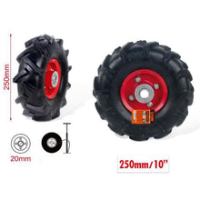 Cargar imagen en el visor de la galería, 2x Rueda neumática para Carros carretilla Plataforma carrucha 3.50-4 Rodamiento