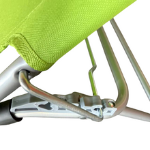 Cargar imagen en el visor de la galería, Tumbona Hamaca Plegable para Playa, Jardín, Terraza - Silla Hamaca Multiposiciones de Metal - 3 Posiciones 24 x 55 x 188 cm