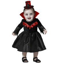 Cargar imagen en el visor de la galería, Disfraz Vampiresa Bebé Niña Infantil Varias Talla Halloween Carnaval Teatro
