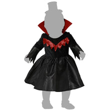 Cargar imagen en el visor de la galería, Disfraz Vampiresa Bebé Niña Infantil Varias Talla Halloween Carnaval Teatro
