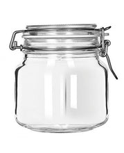 Cargar imagen en el visor de la galería, Tarro Hermético De Cristal Borgonovo Primizie Transparente