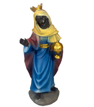 Cargar imagen en el visor de la galería, Nacimiento Belén Grande 11 figuras Portal de Belén Reyes Magos María Jesús y José 28-30cm