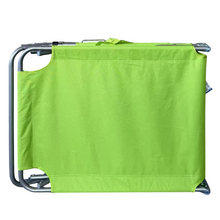 Cargar imagen en el visor de la galería, Tumbona Hamaca Plegable para Playa, Jardín, Terraza - Silla Hamaca Multiposiciones de Metal - 3 Posiciones 24 x 55 x 188 cm