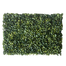 Cargar imagen en el visor de la galería, Panel de seto artificial, 60 × 40 cm planta artificial alfombra verde pared seto valla follaje panel casa boda panel, exterior hierba verdor hiedra valla privacidad pantalla