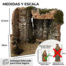 Cargar imagen en el visor de la galería, Cueva de Corcho Navideño Para Decoracion Navidad de Belén Nacemiento