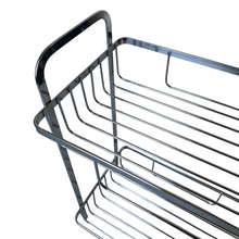 Cargar imagen en el visor de la galería, Comfortime - Estantería de Baño 2 Bandejas Iron Choeme Plated 29 x 18 x 39 cm