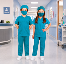 Cargar imagen en el visor de la galería, Disfraz Doctor Medico Enfermera Unisex Para niño Niña Infantil de Carnaval Teatro
