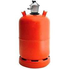 Cargar imagen en el visor de la galería, Regulador + Manguera butano 1.5 m 2 Abrazaderas, Kit Alcachofa bombona de gas con Mangura y abrazaderas