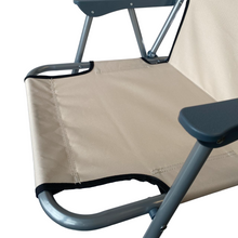 Cargar imagen en el visor de la galería, Silla de playa plegable con reposabrazos de Plástico Estructura Metal Cayo ancho de Exteriores