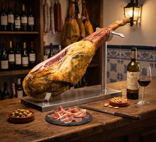 Cargar imagen en el visor de la galería, Soporte Jamonero Extra Grante y Largo Acero Inoxidable Cocina Cortadorade Carne Jamon Cocina casa hogar Cocina herrramientas para cortar jamón