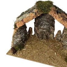 Cargar imagen en el visor de la galería, Cueva de Corcho Navideño Para Decoracion Navidad de Belén Nacemiento