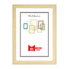 Cargar imagen en el visor de la galería, Maxia Market Marco Foto Color Haya Hecho Madera, Ancho de Bastidor 2 cm con Acabado Elegante