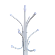Cargar imagen en el visor de la galería, Perchero De Pie para Ropa- Percheros de recibidor Decoración Hogar - Metal Blanco 178 cm - Diseño Ajustado y Duradero para Ropa - Pintura ECO Amigable y Antiarañazos - Base Fuerte y Material de Alta Calidad