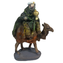 Cargar imagen en el visor de la galería, Juego 3 Reyes Magos En Camello 14cm Rey Mago Decoracion Navidad