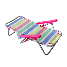 Cargar imagen en el visor de la galería, Silla Tumbona plegable de playa 5 Posiciónes con estructura de aluminio y tejido textilen, transpirable y fresco