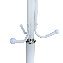 Cargar imagen en el visor de la galería, Perchero De Pie para Ropa- Percheros de recibidor Decoración Hogar - Metal Blanco 178 cm - Diseño Ajustado y Duradero para Ropa - Pintura ECO Amigable y Antiarañazos - Base Fuerte y Material de Alta Calidad