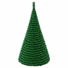 Cargar imagen en el visor de la galería, Árbol de Navidad Plegable Tipo Cono con Soporte - Pop Up Pino Navideño Desmontable, Fácil Montaje y Almacenaje Compacto para Hogar y Oficina
