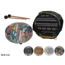 Cargar imagen en el visor de la galería, Tambor de LENGÜETA de Metal 21,5CM Tambor de lengua, 8 notas, instrumento de percusión con bolsa de transporte