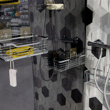 Cargar imagen en el visor de la galería, Accesorios para el baño Cesta Estante Rectangular, Jabonera, Portarollo, Gancho de Acero Inoxidable Con Tarjeta Adhesivo 3M - Tendance