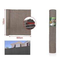 Cargar imagen en el visor de la galería, Valla Cañizo PVC de Media Caña verde Densidad 1000 g/m2 Valla de Ocultación, Protección Visual Privacidad