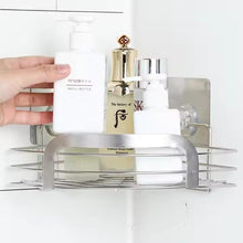 Cargar imagen en el visor de la galería, Accesorios para el baño Cesta Estante Rectangular, Jabonera, Portarollo, Gancho de Acero Inoxidable Con Tarjeta Adhesivo 3M - Tendance