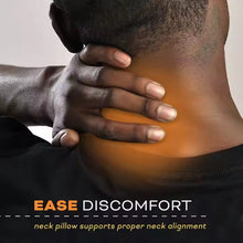 Cargar imagen en el visor de la galería, Cojín de Viaje en Forma de U de Algodon polipropileno - Ergonómico, Almohada de viaje de espuma viscoelástica Transpirable y Suave para el Cuello