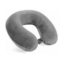 Cargar imagen en el visor de la galería, Cojín de Viaje en Forma de U de Algodon polipropileno - Ergonómico, Almohada de viaje de espuma viscoelástica Transpirable y Suave para el Cuello