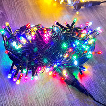 Cargar imagen en el visor de la galería, Guirnalda de Luces LED para Navidad de cable Verde - 8 funciones; Ideal para decorar árboles tanto en interiores como exteriores
