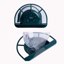 Cargar imagen en el visor de la galería, Comedero para pájaros salvajes de gran capacidad de Plástico con Ventosa