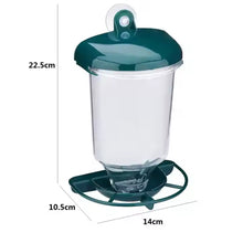 Cargar imagen en el visor de la galería, Comedero para pájaros salvajes de gran capacidad de Plástico con Ventosa