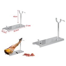 Cargar imagen en el visor de la galería, Soporte Jamonero Extra Grande y Largo Acero Inoxidable
