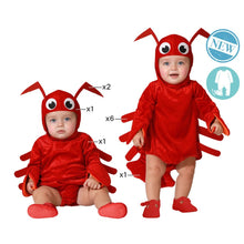 Cargar imagen en el visor de la galería, Disfraz Cangrejo rojo Bebé Infantil para Carnaval Fiesta Teatro