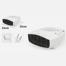 Cargar imagen en el visor de la galería, Calefactor ventilador eléctrico Termostato regulable 2000W calentador 3 funcione