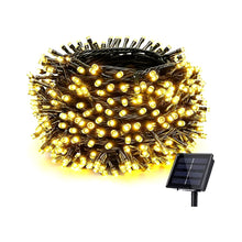 Cargar imagen en el visor de la galería, Guirnaldas de Luces LED Solar para Navidad de cable Verde - 8 funciones; Ideal para decorar árboles tanto en interiores como exteriores