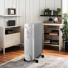 Cargar imagen en el visor de la galería, Radiador de aceite portatil, 2000 W, termostato ajustable, 9 elementos - Kmt Style