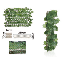 Cargar imagen en el visor de la galería, Valla Celosía plegable Mimbre extensible de madera natural enrejada soporte para cerca para planta trepadora