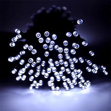 Cargar imagen en el visor de la galería, Guirnaldas de Luces LED Solar para Navidad de cable Verde - 8 funciones; Ideal para decorar árboles tanto en interiores como exteriores