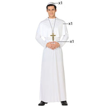 Cargar imagen en el visor de la galería, Disfraz Papa Blanco Para Fiestas Halloween Carnaval Teatro