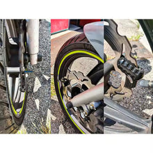 Cargar imagen en el visor de la galería, Candado de Moto, Cerradura de Moto de bloqueo de disco antirrobo para motocicletas Scooters Bicicletas 2 llaves incluidas Dispositivo de seguridad sin alarma