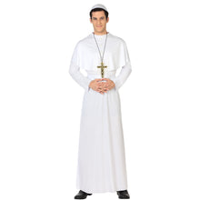 Cargar imagen en el visor de la galería, Disfraz Papa Blanco Para Fiestas Halloween Carnaval Teatro