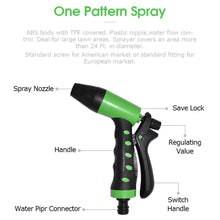 Cargar imagen en el visor de la galería, Pistola de Riego 5 - 8 Funciones Para Jardín