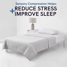 Cargar imagen en el visor de la galería, Edredón Fino 150 g/m² – Color Gris | Ideal para Aire Acondicionado, Primavera, Verano y Otoño