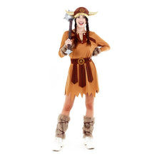 Cargar imagen en el visor de la galería, Disfraz Vikinga Mujer Adulto para Carnaval Fiesta Teatro