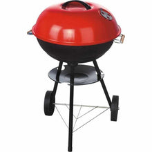 Cargar imagen en el visor de la galería, Barbacoa de Carbón con Tapa y Ruedas parrilla estantería para Barbacoa al aire libre, fácil de llevar, ideal para camping, fácil de lavar 45x45x71 cm